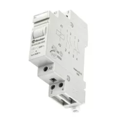   Finder, 202890124000, 20.28.9.012.4000, moduláris elektromechanikus léptető (impulzus) relé, 16A, 2 Záró érintkező, 4 kapcsolási pozíció, tápfeszültség 12V DC, (Finder 202890124000, 20.28.9.012.4000 )