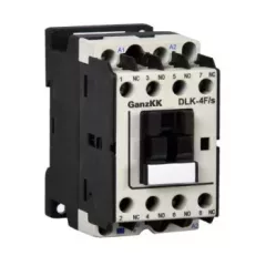   GANZ KK DL-K4(F/S) 4 pólusú mágneskapcsoló, 2 db nyitó és 2 db záró főérintkezővel, 220V, 4kW (AC-3 400V), 45×78×85mm ( GANZ 190-0002-050-DL )