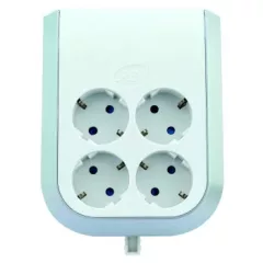   GAO Földelt elosztó "MultiPower" 4-es, fehér ( 0020340112 )