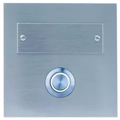   GAO Csengő nyomógomb névtáblával 1-es négyzet acél LED világítással ( 0083676302 )