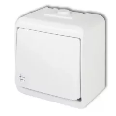 GAO Aquastar keresztkapcsoló, IP54, fehér ( 22051 )