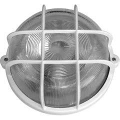   GAO Hajólámpa, kerek, műanyagráccsal 100W, fehér ( 6927H )