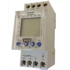   GAO Időkapcsoló, digitális, heti, DIN sínre 2 modulos , 2 csatornás ( 8138H )