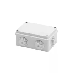   Gewiss GW44005 műanyag falon kivüli kötődoboz 120x80x50 lépcsős gumi átvezétővel IP55 világosszürke (Gewiss GW44005)