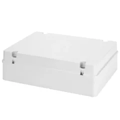   Gewiss GW44210 műanyag falon kivüli kötődoboz 380x300x120 teli fedéllel, simafalú, IP56 világosszürke (Gewiss GW44210)