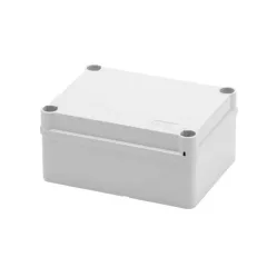   Gewiss GW44236 műanyag falon kivüli kötődoboz 150x110x70 teli fedéllel, simafalú, IP55 világosszürke (Gewiss GW44236)