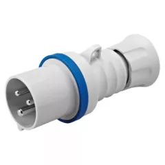   Gewiss GW60004H ipari csatlakozó lengő dugvilla egyenes 3P (2P+F) 16A IP44, 200-250V 50/60 Hz, csavaros csatlakozás