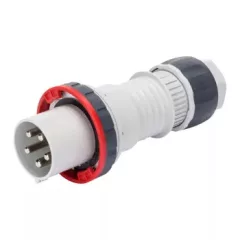   Gewiss GW60061H ipari csatlakozó lengő dugvilla egyenes 5P (3P+N+F) 125A IP67, 380-415V 50/60 Hz, csavaros csatlakozás