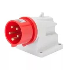   Gewiss GW60409 ipari csatlakozó rögzíthető dugvilla 90° 5P (3P+N+F) 16A IP44, 380-415V 50/60 Hz, csavaros csatlakozás