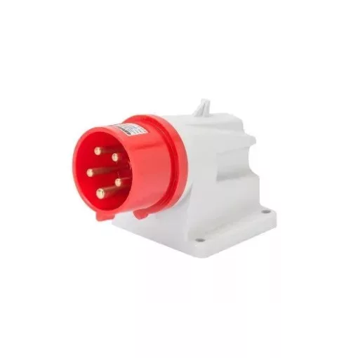 Gewiss GW60409 ipari csatlakozó rögzíthető dugvilla 90° 5P (3P+N+F) 16A IP44, 380-415V 50/60 Hz, csavaros csatlakozás