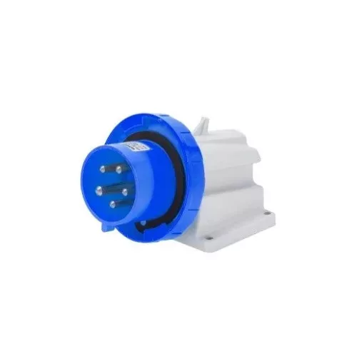 Gewiss GW60426 ipari csatlakozó rögzíthető dugvilla 90° 3P (2P+F) 16A IP67, 200-250V 50/60 Hz, csavaros csatlakozás
