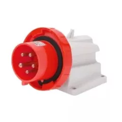   Gewiss GW60430 ipari csatlakozó rögzíthető dugvilla 90° 4P (3P+F) 16A IP67, 380-415V 50/60 Hz, csavaros csatlakozás