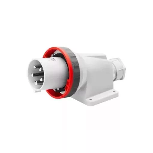 Gewiss GW61453 ipari csatlakozó rögzíthető dugvilla 90° 5P (3P+N+F) 63A IP67, 380-415V 50/60 Hz, csavaros csatlakozás