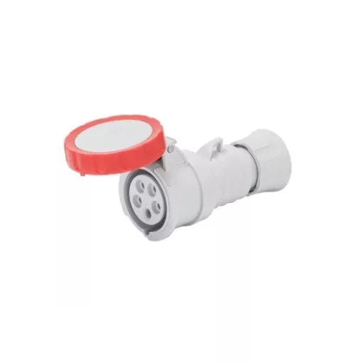 Gewiss GW62031H ipari csatlakozó lengő dugalj egyenes 5P (3P+N+F) 16A IP67, 380-415V 50/60 Hz, csavaros csatlakozás