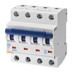   Gewiss GW91585 RB60 Kismegszakító 4P 6A - C karakterisztika 6kA 4 modul (Gewiss GW91585)