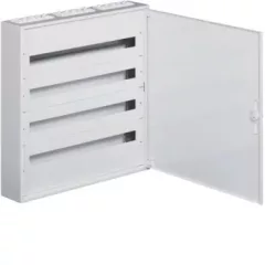   Hager Univers FW436WT Fém mezős elosztó, 144 modul, 4 sor, 791x787x150mm, teli ajtóval, IP30, falon kívüli, Univers (Hager FW436WT)