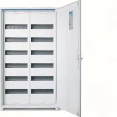   Hager Univers FWB62 Fém mezős elosztó, 144 modul, 6 sor, 950x550x161mm, teli ajtóval, IP44, falon kívüli, Univers (Hager FWB62)