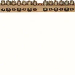   Hager Golf K148 N/PE sín 6x16mm2+7x10mm2, L=85mm, talp nélkül (Hager K148)