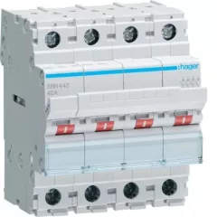   Hager SBN440, moduláris terheléskapcsoló 4P 40A 400 V (Hager SBN440)
