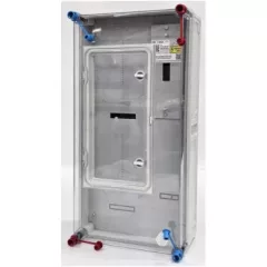   Hensel HB1100A-T1 1 fázisú 2 mérőhelyes fogyasztásmérő szekrény társasházak részére, mindennapszaki (63 A-ig) és vezérelt (32 A-ig) méréshez, felületre szerelt, szabadvezetékes ( 1091038 )