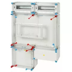   Hensel HB33K024-U1 1 és 3 fázisú 2 mérőhelyes fogyasztásmérő szekrény egyedi mindennapszaki (80 A-ig) Hensel 1091349