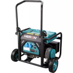   Heron 8896140 benzinmotoros áramfejlesztő, 1 fázisú, max. teljesítmény 3 kVA ( 8896140 )