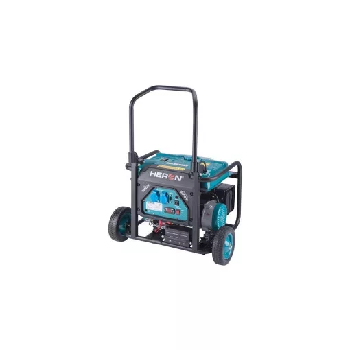 Heron 8896141 benzinmotoros áramfejlesztő, 1 fázisú, max. teljesítmény 3 kVA, elektromos indítás ( 8896141 )