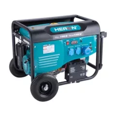   Heron 8896421 benzinmotoros áramfejlesztő, max 6800 VA, 230V, önindítós ( 8896421 )