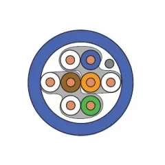   Draka FTP Cat6A falikábel 4x2x AWG23/1 LS0H 500 MHz kék 500m/dob UC500 S23 Cat.6A U/FTP (árnyékolt) réz adatátviteli kábel