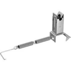  J.Pröpster 110525 R VI tetővezeték tartó Niro kúpcserépre - rugós feszítéssel, Rd10-hez, V2A, eltartás: 57mm ( J.Pröpster 110525 R )