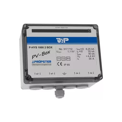 J.Pröpster 317712 TF előszerelt csatlakozódoboz, 1+2-es típus, 2MPP, IP65, 1100V ( J.Pröpster 317712 )