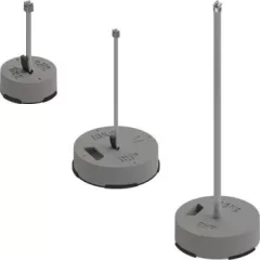   J.Pröpster 490008 IS vezetéktámasz GFK 32, Rd8/10-hez, 25kg-os gúlán, eltartás: 1,3m ( J.Pröpster 490008 )