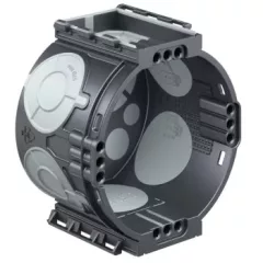   Kaiser 1055-25 ECON® 10 légtömőr sorolható 60-as süllyesztett szerelvénydoboz gumimembránnal, 46 mm mély, 4 csavarhellyel – halogénmentes(1055-21 kiváltója)