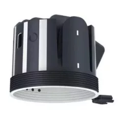   Kaiser 9320-20 ThermoX 86 mm átmérőjű légtömőr LED (8W) lámpadoboz álmennyezetbe. Magasság: 75 mm. Anyaga: műanyag és speciális gumi. Csavarmentes rögzítés