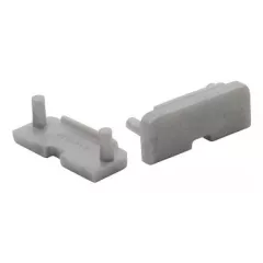   Kanlux 19183 STOPPER D végzáró elem alumínium LED profilhoz szürke színben, 2db/szett (Kanlux 19183)