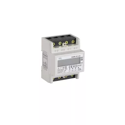 Kanlux 19344 KDEM-3P LCD fogyasztásmérő 3P, 230/400V, 100A (Kanlux 19344)