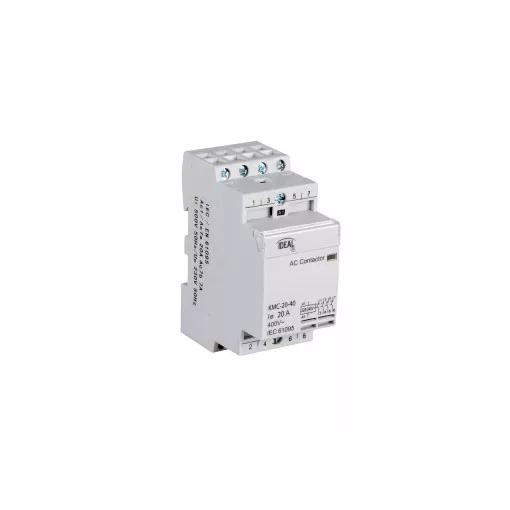 Kanlux 23241 KMC-20-40 Moduláris kontaktor 20A, 4 záró érintkező, 230V AC 50Hz (Kanlux 23241)