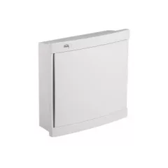   Kanlux 23623 KDB-F24P műanyag kiselosztó, 2 sor, 12 modul, IP30 védettséggel, fali süllyesztett, 310x109x317mm (Kanlux 23623)