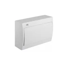   Kanlux 23624 KDB-S12P műanyag kiselosztó, 1 sor, 12 modul, IP30 védettséggel, oldalfali, 204x102x300mm (Kanlux 23624)