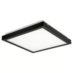   Kanlux 24643 TYBIA LED 38W-NW-SE B szögletes beltéri mennyezeti lámpa mozgásérzékelővel fekete színben, 3800 lm, 38W teljesítmény, 30000h, IP20 védettséggel, 220-240V, 4000 K (Kanlux 24643)