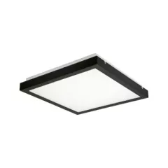  Kanlux 24645 TYBIA M 25W-NW B szögletes beltéri mennyezeti lámpa fekete színben, 2600 lm, 25W teljesítmény, 30000 h élettartammal, IP20 védettséggel, 220-240V, 4000 K (Kanlux 24645)