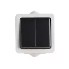   Kanlux 25351 TEKNO 05-1010-143 csillárkapcsoló(105), fekete, csavaros bekötés, 10AX - 250V~ (Kanlux 25351)