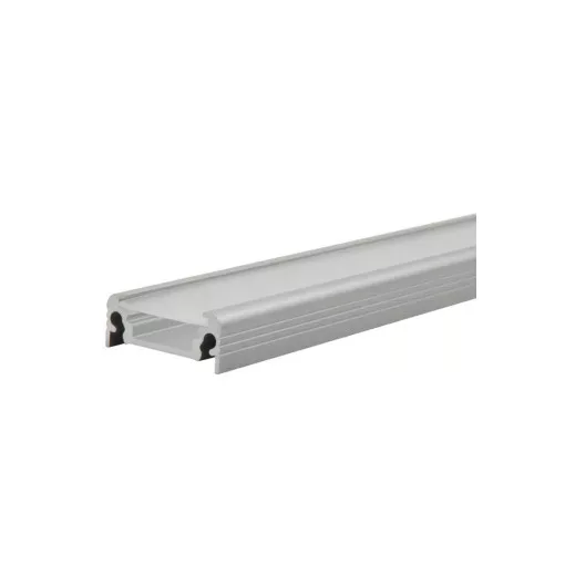 Kanlux 26542 PROFILO D 2M alumínium profil LED szalagokhoz, alumínium színben, 2 m (Kanlux 26542)