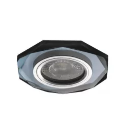   Kanlux 26715 MORTA OCT-B szögletes beltéri SPOT dekorációs keret fekete színben, MR16 foglalathoz, max 35W teljesítmény, IP20 védettséggel, 12 V (Kanlux 26715)