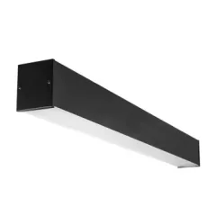   Kanlux 27417 ALIN 4LED 1X60-B-NT beltéri mennyezeti T8 LED lámpatest fekete színben, G13 foglalat, max 18W teljesítmény, IP20 védettség, 220-240V AC (Kanlux 27417)