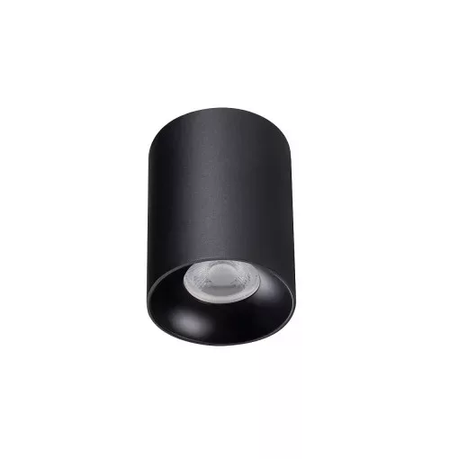 Kanlux 27567 RITI GU10 B/B lámpa GU10 foglalattal, beltéri mennyezeti, fekete/fekete színben, max 25W teljesítmény, IP20 védettséggel, 220-240 V (Kanlux 27567)