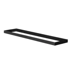   Kanlux 27614 ADTR 12030 B mennyezeti acél kiemelő keret LED panelekhez, fekete színben, 1200x300x45 (Kanlux 27614)