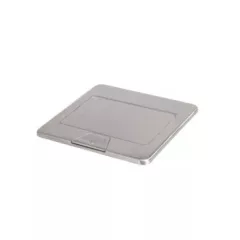   Kanlux 28307 BIURO+ 04-0032-100 POP-UP felnyíló padlódoboz acél színben, 3 modul, 16A - 250V~ (Kanlux 28307)