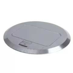   Kanlux 28311 BIURO+ 04-0042-100 POP-UP felnyíló padlódoboz alumínium színben, 3 modul, 16A - 250V~ (Kanlux 28311)