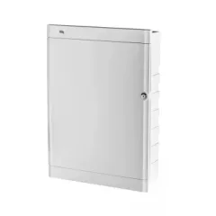   Kanlux 28341 KDB-F54P-M műanyag kiselosztó, 18 modul, 1 sor, IP30, teli ajtóval, süllyesztett (Kanlux 28341)